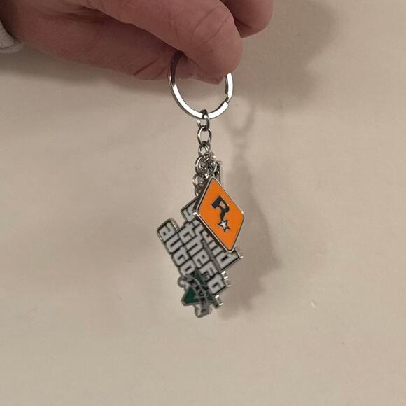 Y2K Grand Theft Auto V Car Key Keychain - Picture 3 of 5